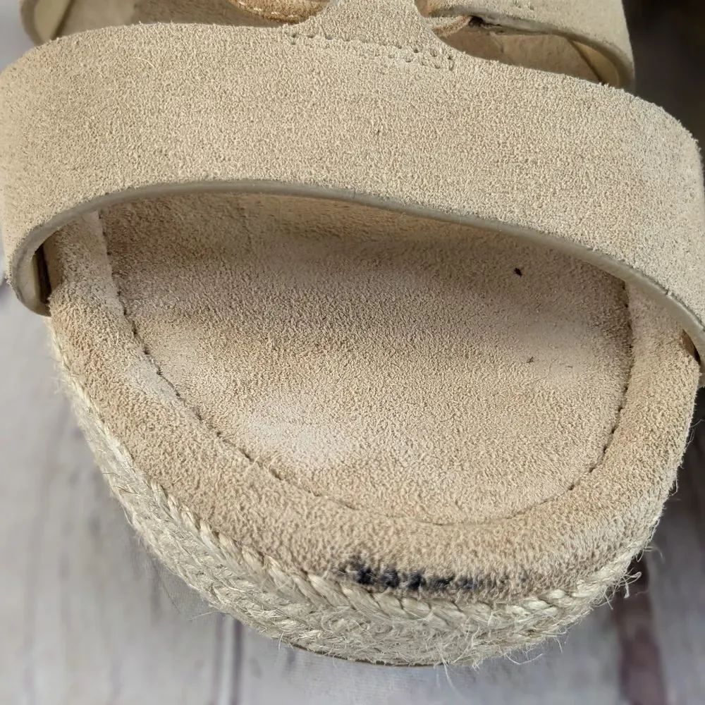 MICHAEL KORS Sofia Lace-Up Mid-Wedge Sandals